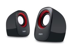 Snopy SN-120 Siyah Kırmızı USB Hoparlör