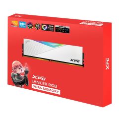 XPG LANCER RGB DDR5‑6000 32 GB (2×16 GB) PC5‑48000 CAS 30‑40‑40 1.35 V Dual‑Channel RGB Soğutuculu Masaüstü UDIMM Bellek