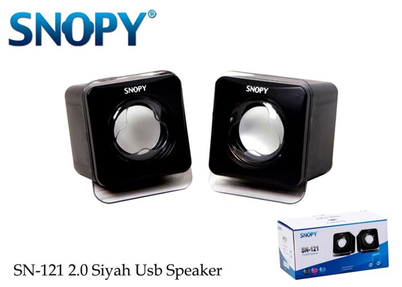 Snopy SN-121 2.0 Siyah USB Speaker