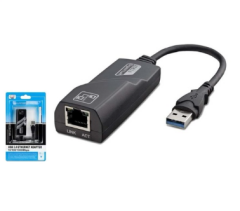 QPORT Q-UGB1 USB to Gigabit Ethernet 10/100/1000 Mbps RJ45 Ağ Adaptörü Çevirici USB LAN Dönüştürücü
