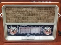Everton RT-359 Fm-Am-Sw-Usb&Tf Player Güneş Enerjili Nostaljik Radyo