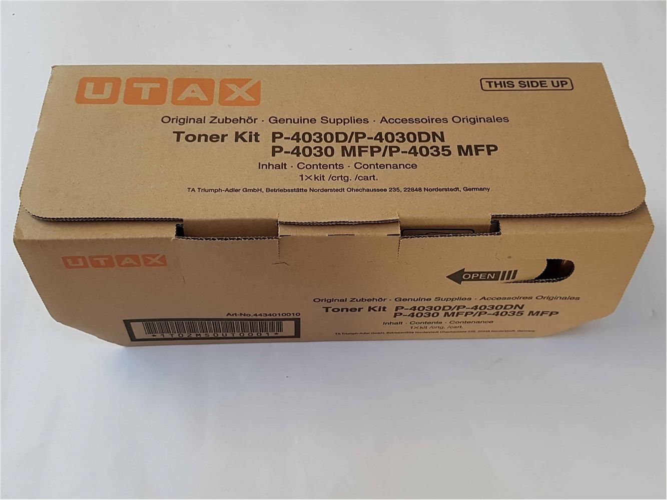 Utax LP-3140 / CK-1010 Black Siyah Orijinal Fotokopi Toneri (P-4030, P-4035 Serisi Uyumlu)