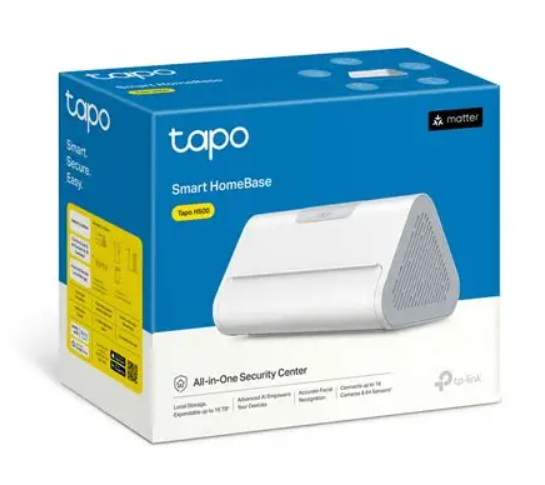 TP-Link Tapo H500 Akıllı HomeBase Yerel Depolama microSD/NAS Desteği Akıllı Ev Güvenlik Merkezi Ethernet Wi-Fi Uyumlu Tapo Kamera Hub