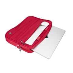 PLM Canyoncase 13-14 İnç Kırmızı Suya Dayanıklı Yumuşak İç Pedli Çok Bölmeli Laptop Notebook Taşıma Çantası