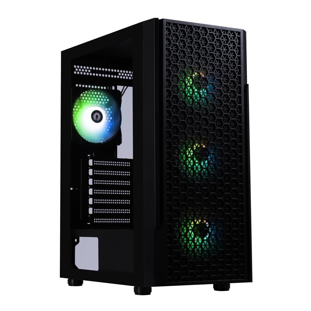 Bitfenix Proton 4F-BLACK 600W 80+ PSU 4x120mm FRGB Fan ATX Temperli Cam Siyah Gaming (Oyuncu) Kasa
