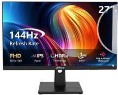Dahua LM27-B221B 27'' LED IPS 1ms 144Hz 1920x1080 FullHD DP+HDMI+Audio out (VESA) Siyah Monitör