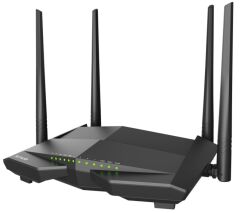 Tenda V12 AC1200 Dual-Band Wi-Fi 4-Port Gigabit VDSL2/ADSL2+ Modem Router