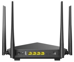 Tenda V12 AC1200 Dual-Band Wi-Fi 4-Port Gigabit VDSL2/ADSL2+ Modem Router