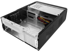 Frisby FC-S6040B 300W Dahili Güç Kaynaklı Kulplu Slim Tower (İnce) Bilgisayar Kasası
