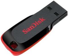 SanDisk Cruzer Blade 128GB USB 2.0 Siyah Flash Bellek SDCZ50-128G-B35