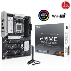 Asus Prime B840-PLUS WIFI AMD AM5 DDR5 8000MHz (OC) ATX Anakart
