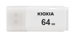 Kioxia 64GB TransMemory U202 USB 2.0 Beyaz Flash Bellek Taşınabilir USB Depolama Cihazı