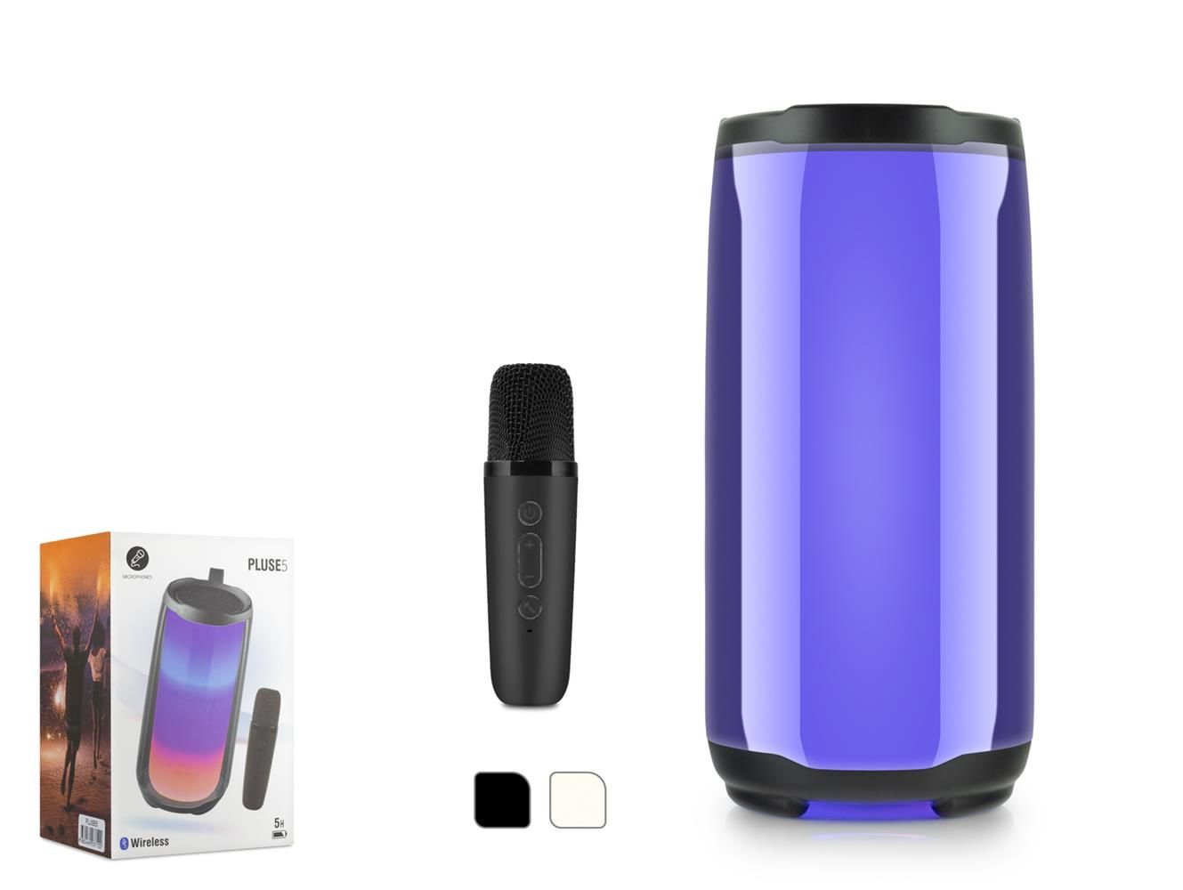 Hadron PLUSE5 Bluetooth Karaoke Speaker 182x88x88MM