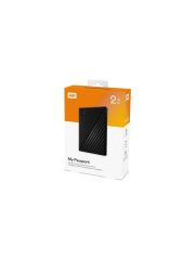 WD 2TB My Passport WDBYVG0020BBK 2TB USB 3.2 Gen 1 (USB 3.0 uyumlu) 2.5″ Portable Harici Hard Disk Siyah, 256‑bit AES Şifreleme, Otomatik Yedekleme, 3 Yıl Garantili