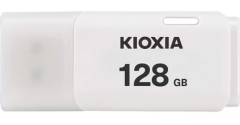 Kioxia 128GB TransMemory U202 USB 2.0 Beyaz Flash Bellek Taşınabilir USB Depolama Cihazı