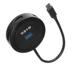 S-link SW-U340 4 Portlu USB 3.0 Type-C Hub Çoklayıcı - Alüminyum Gövde, Gri