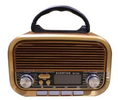 Everton RT-723 Dijital Göstergeli Bluetooth USB TF AM-FM-SW Destekli Şarjlı Nostaljik Radyo