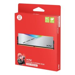 XPG Lancer CUDIMM RGB DDR5‑8400MT/s CL 40‑52‑52 24 GB (2×12 GB) 1.4 V Soğutuculu Silver‑Grey RGB PC RAM