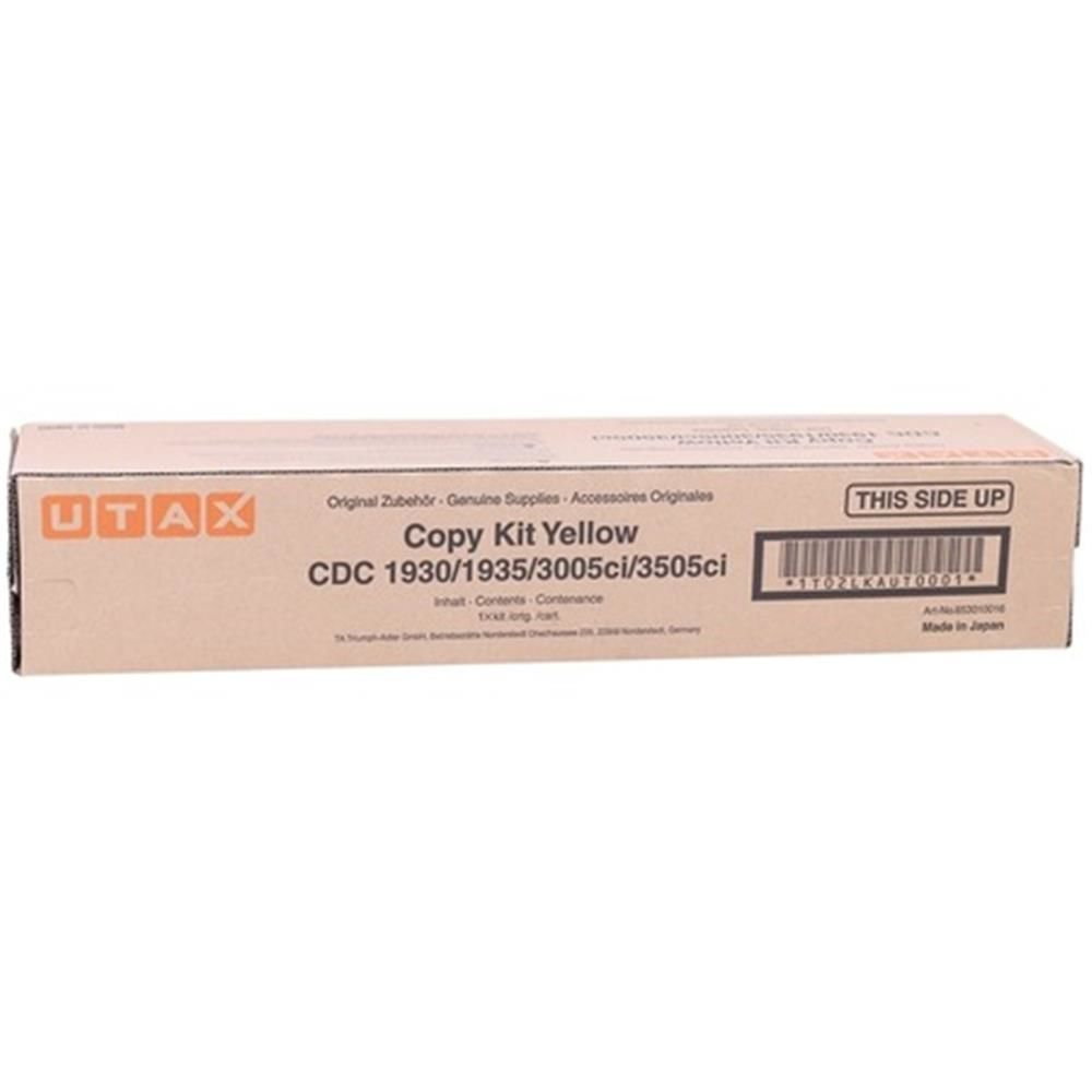 Utax CK-8511Y Yellow Sarı Orijinal Fotokopi Toneri (CDC 1930, 1935, 3005ci, 3505ci Uyumlu)