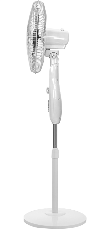 Everest FAN11 CoolAir Beyaz 16'' Maksimum 50W Güç 5 Kanatlı 3 Kademe Hız Ayarlı 1200RPM Zaman Ayarlı Vantilatör Pervanesi