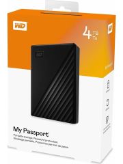 WD 4TB My Passport WDBPKJ0040BBK-WESN 2.5'' USB 3.2 Siyah Harici Harddisk
