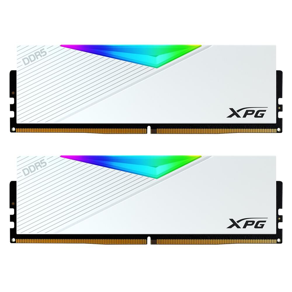 XPG Lancer RGB 32GB (2x16GB) DDR5 6400MT/s CL32 1.4V Beyaz Dual Kit Masaüstü Bellek