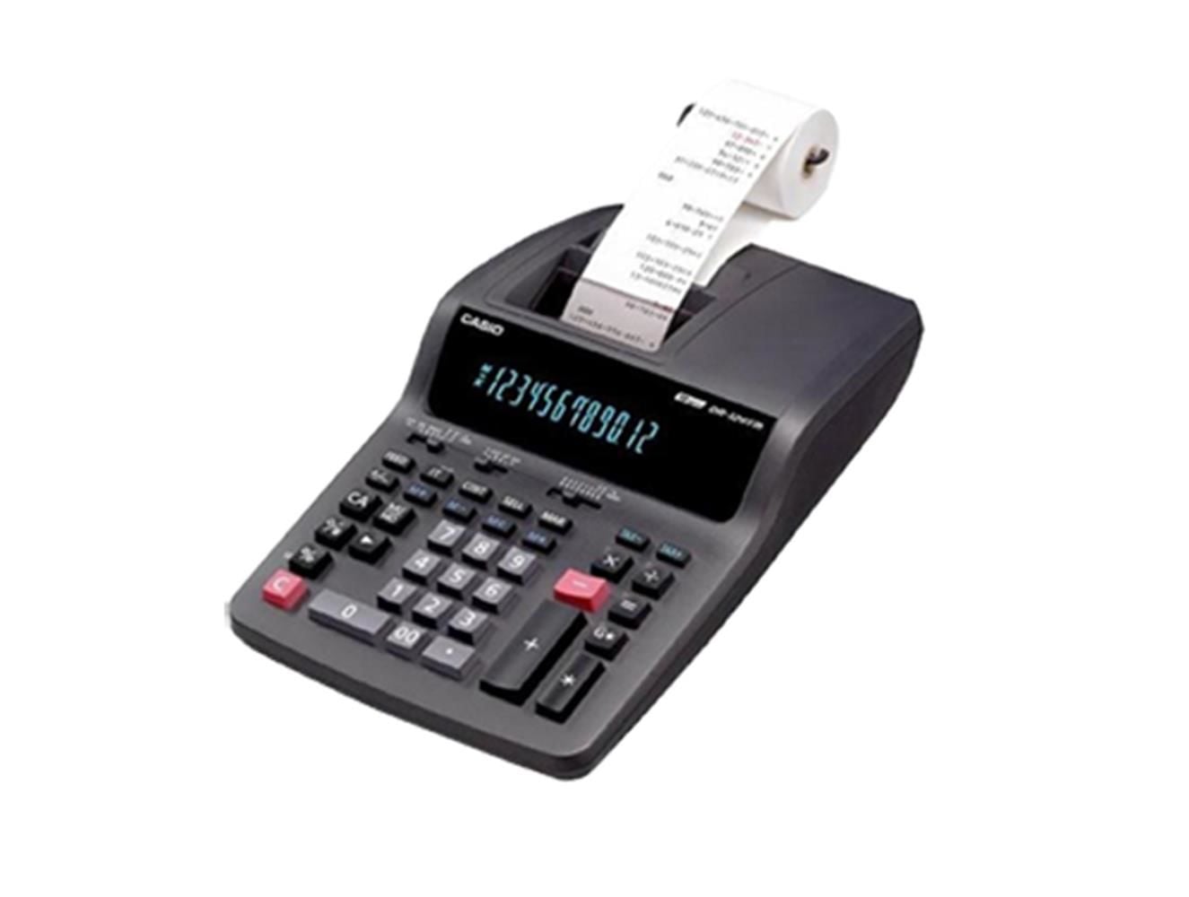 Casio HR-100RC-BK-DC 12 Hane Şeritli Yazıcılı Hesap Makinesi