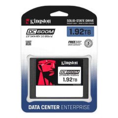 Kingston DC600M 1.92TB Enterprise 2.5 inç SATA 3.0 (6Gb/s) Veri Merkezi SSD (SEDC600M/1920G)