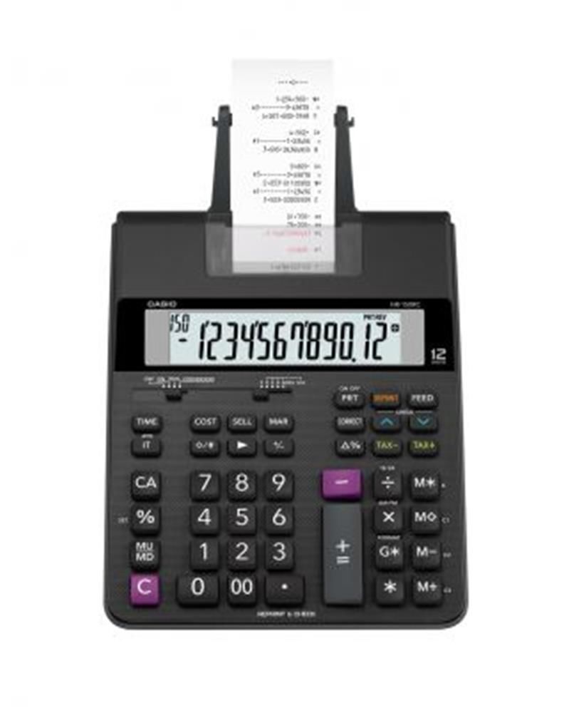 Casio HR-150RC 12 Haneli Yazıcılı Şeritli Masaüstü Hesap Makinesi