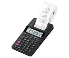 Casio HR-8RC-BK 12 Hane Siyah Yazıcılı Şeritli Hesap Makinesi