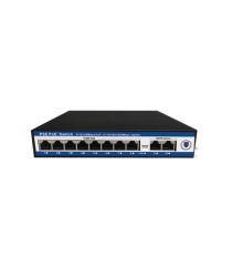Nova NVC-PSE0820G 8 Port PoE+ 10/100 Mbps Switch + 2 Uplink Port 120W
