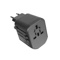 S-link SL-WL20PD 2-USB 2.4A + PD 20W Yedek Akım Sigortalı Universal Çevirici Priz Adaptör