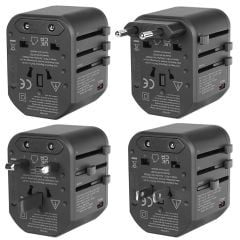 S-link SL-WL20PD 2-USB 2.4A + PD 20W Yedek Akım Sigortalı Universal Çevirici Priz Adaptör