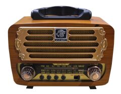 Everton RT-674 Bluetooth, USB, SD, FM Destekli Güneş Enerjili (Solar) Şarjlı Taşınabilir Nostaljik Radyo