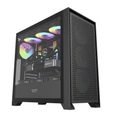 darkFlash DRX90 MESH 650W 80+ Power Supply 4-12cm ARGB  Fan Siyah Kasa