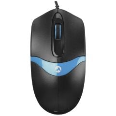 Everest SM-220 USB Siyah-Mavi 1200 DPI 3D Optik Kablolu Mouse