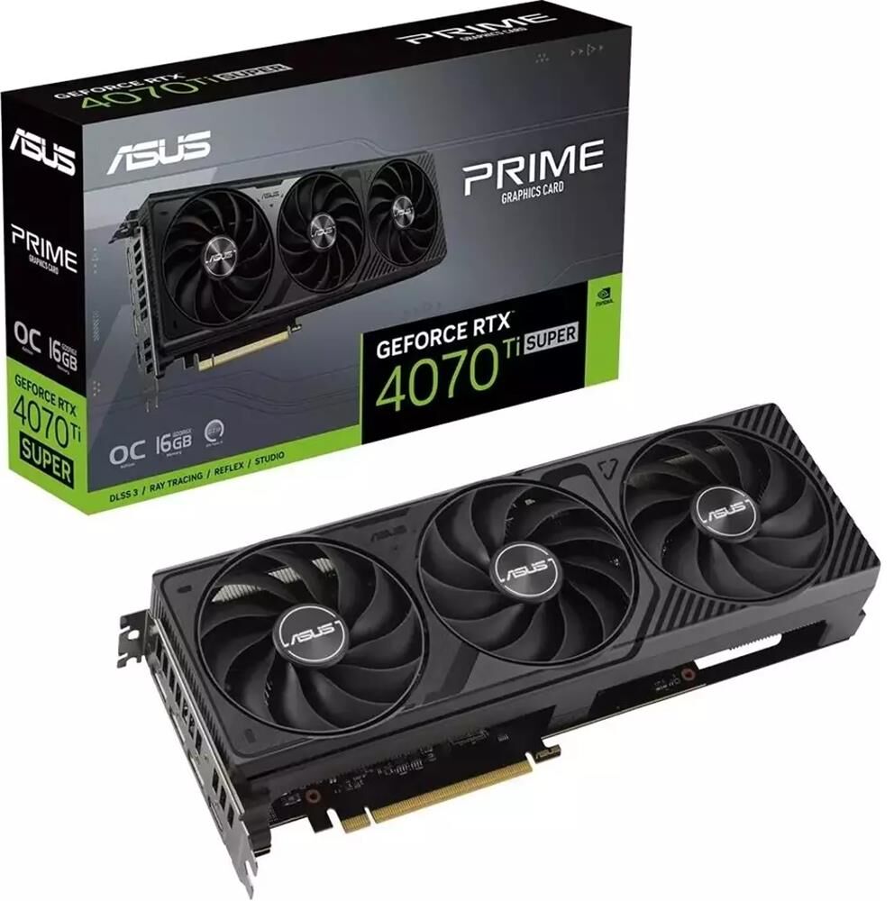 ASUS Prime GeForce RTX 4070 Ti SUPER OC Edition 16GB GDDR6X 256-Bit Ekran Kartı (PRIME-RTX4070TIS-O16G)