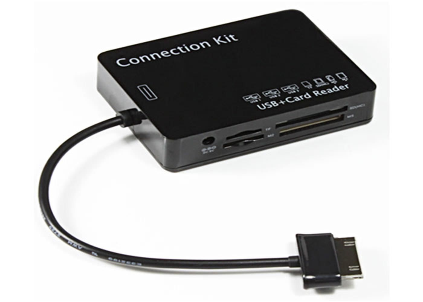 S-link SMG-405 Galaxy Tab Uyumlu 3 Port USB Hub + SD/TF Kart Okuyucu + Şarj Adaptörü Seti