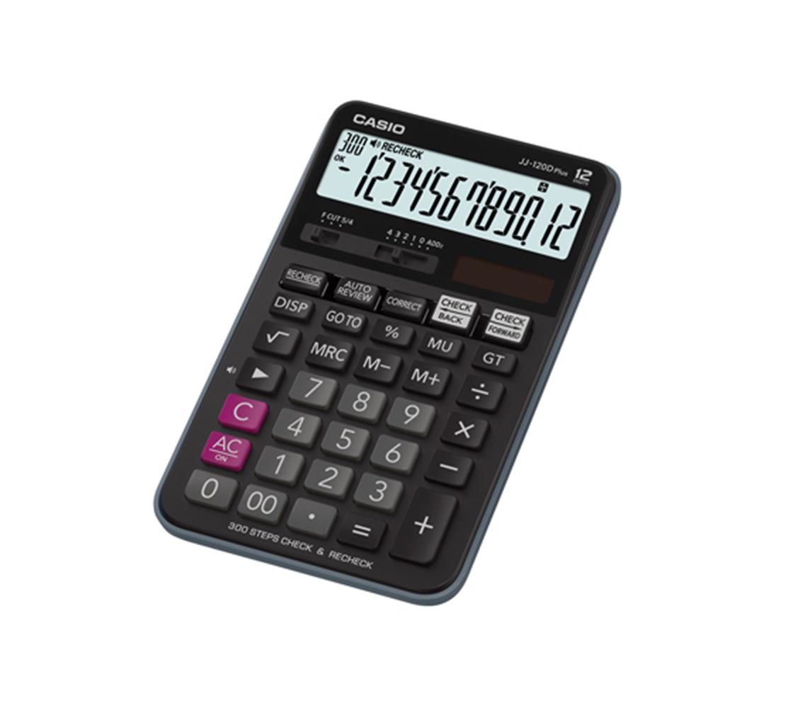 Casio JJ-120D Plus İşlem Kontrollü 12 Hane Masaüstü Hesap Makinesi