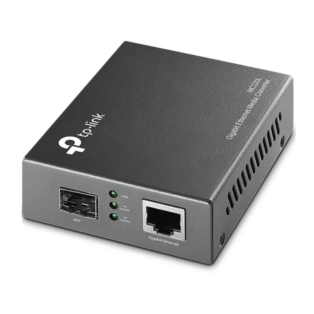 Omada Tp‑Link MC220L Gigabit Fast Ethernet Medya Dönüştürücü