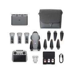 DJI Air 3S Fly More Combo 1″ CMOS 50 MP + 70 mm 48 MP Çift Kamera 4K/60 fps HDR Video 45 dk Uçuş – DJI RC2 Ekranlı Kumanda Resmi Distribütör Garantili