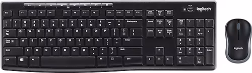 LOGITECH MK270 Kablosuz Klavye Mouse MM Set Siyah (920-004525)
