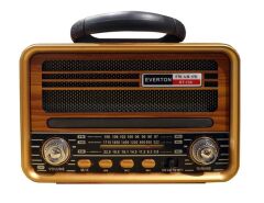 Everton RT-708 Solar Bluetooth FM/USB/TF/AUX Şarjlı Nostaljik Radyo