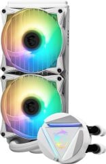 MSI MAG CORELIQUID 240R V2 WHITE 240 mm ARGB PWM Fanlı, 270° Dönebilen Blok, Entegre Radyatör Pompa, Intel LGA 1700/AMD AM5 Uyumlu Beyaz Sıvı CPU Soğutucu