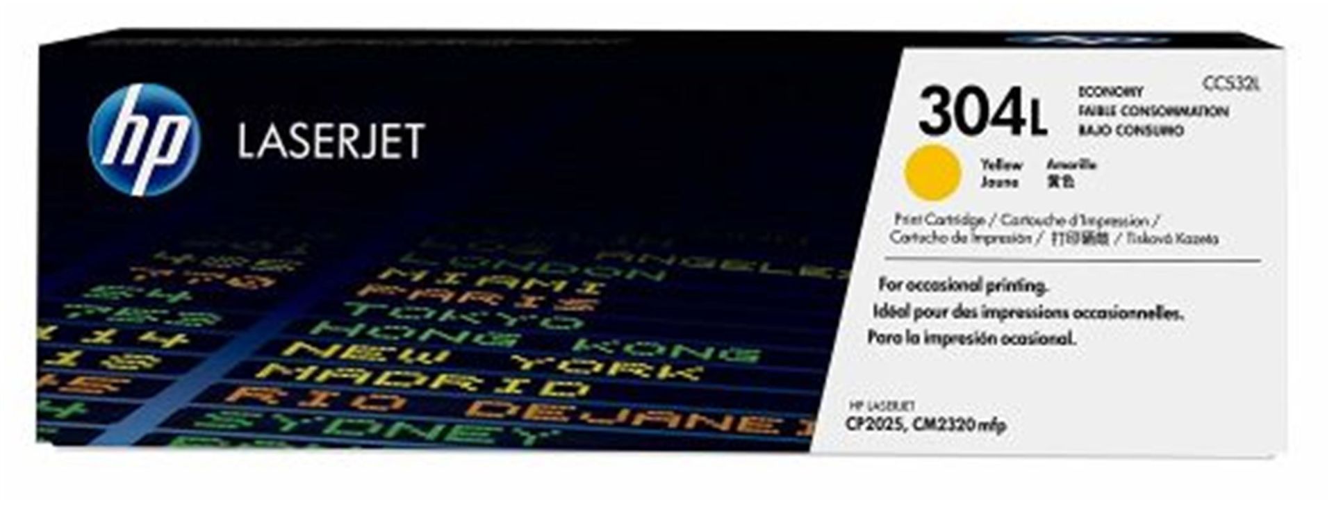 HP 304L Ekonomik Sarı (Yellow) Orijinal LaserJet Toner Kartuşu (CC532L) 1.400 Sayfa