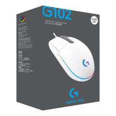 Logitech G G102 Lightsync Beyaz Oyuncu Mouse (910-005824)