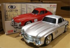 Everton RT-1953 Silver Gri Arabalı Bluetooth FM/USB/TF/AUX Şarjlı Nostaljik Radyo