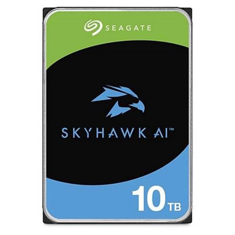 Seagate SkyHawk AI 10TB 3.5'' 7200RPM 256MB Ön Bellek SATA 3 Güvenlik Disk (7/24 Kullanım) - ST10000VE001