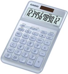 Casio JW-200SC-BU 12 Haneli Eğilebilir Ekranlı Şık Masaüstü Hesap Makinesi - Mavi