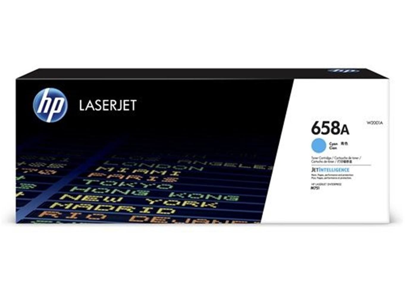 HP 658A LaserJet Orijinal Mavi (Cyan) Toner Kartuşu (W2001A)